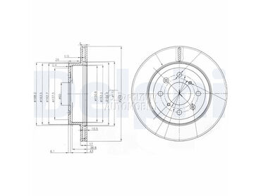 Kocioni disk DELPHI za Subaru Justy za 2003. god.