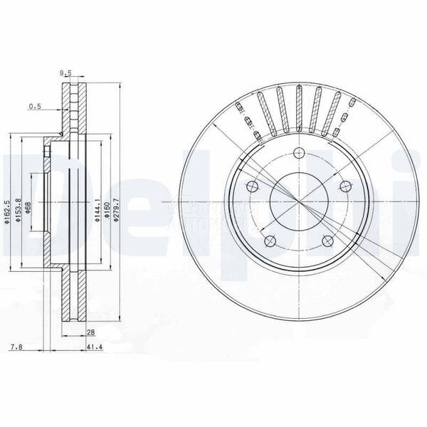 Kocioni disk DELPHI