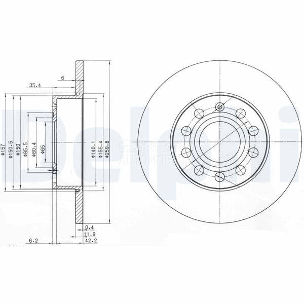 Kocioni disk DELPHI