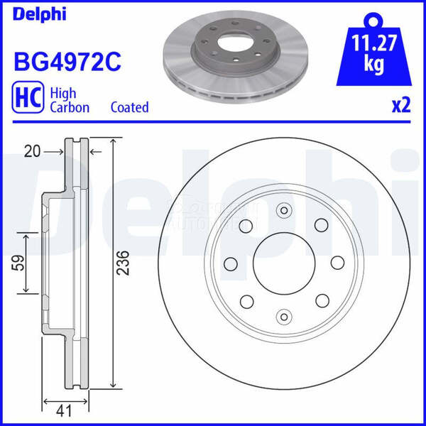 Kocioni disk DELPHI