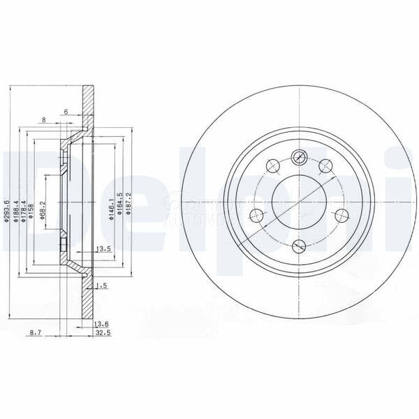 Kocioni disk DELPHI