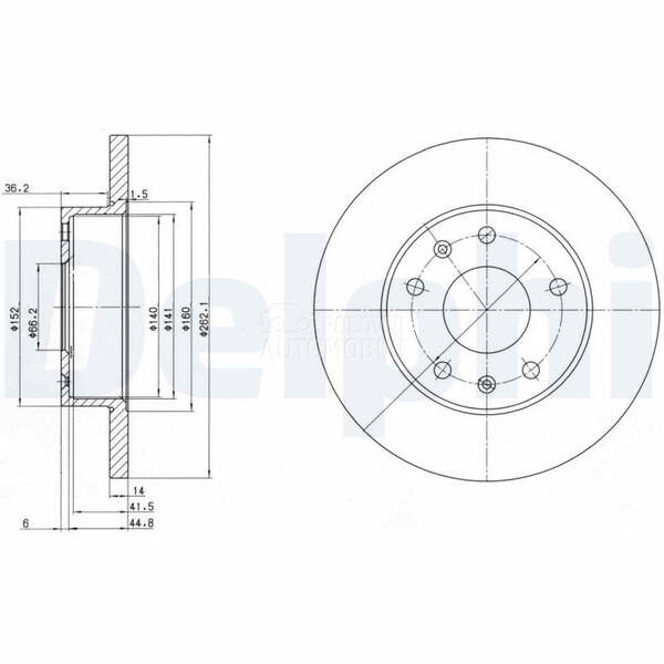 Kocioni disk DELPHI