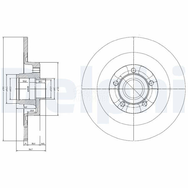 Kocioni disk DELPHI