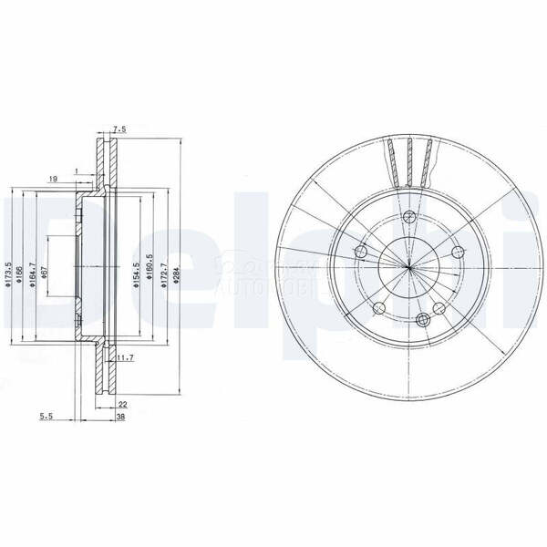 Kocioni disk DELPHI