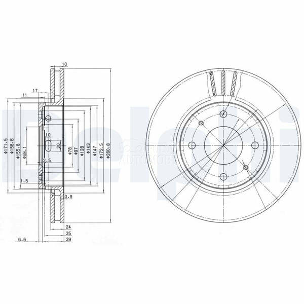 Kocioni disk DELPHI