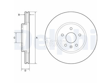 Kočioni disk za Opel Astra od 2015. do 2022. god.
