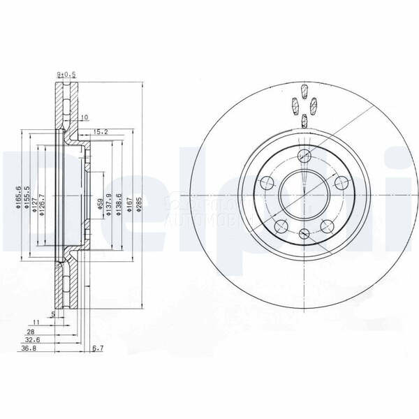 Kocioni disk DELPHI