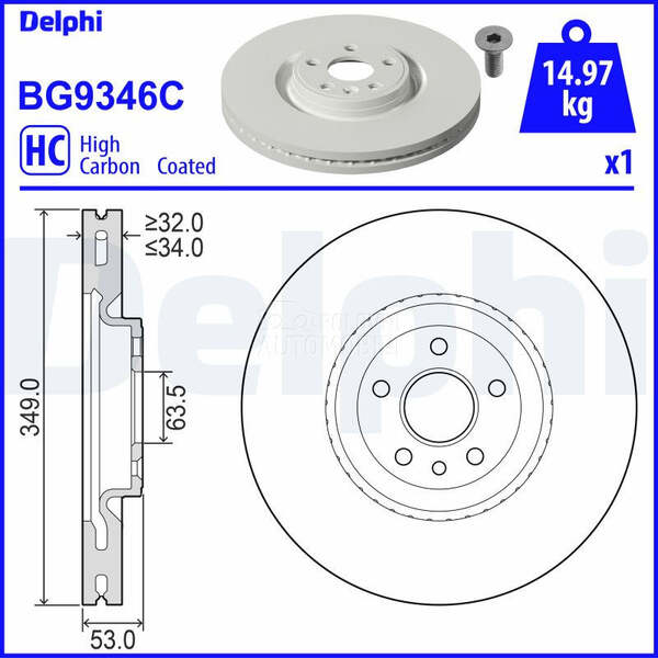 Kocioni disk DELPHI