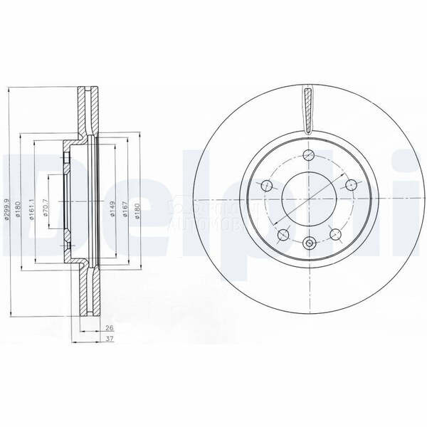 Kocioni disk DELPHI