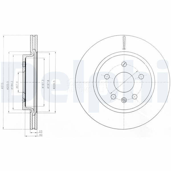 Kocioni disk DELPHI