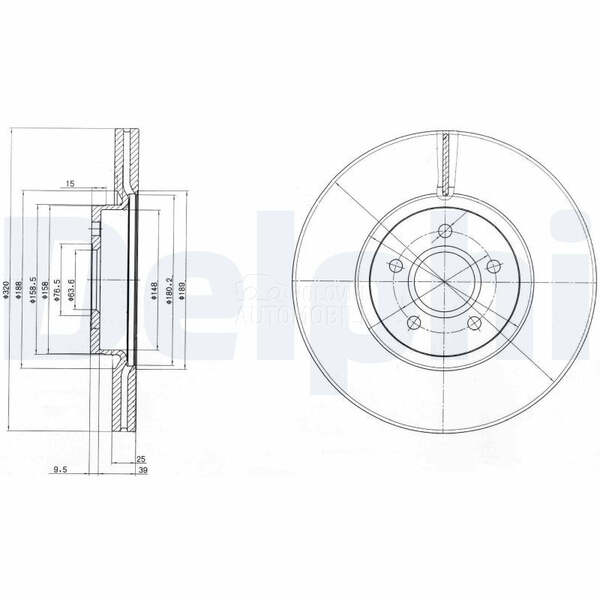 Kocioni disk DELPHI