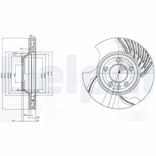 Kocioni disk DELPHI