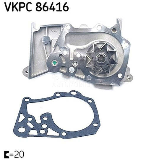 Pumpa vode SKF