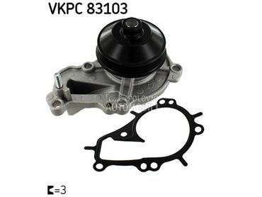 Pumpa vode SKF za Peugeot 208 od 2012. do 2019. god.