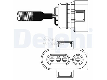 Lambda sonda DELPHI za Volkswagen Golf od 1991. do 1997. god.