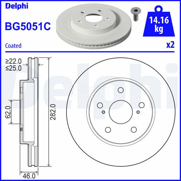 Kocioni disk DELPHI