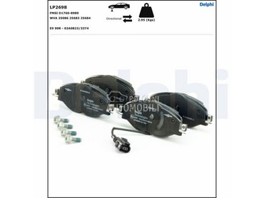 Kocione plocice za Seat Tarraco od 2018. do 2021. god.