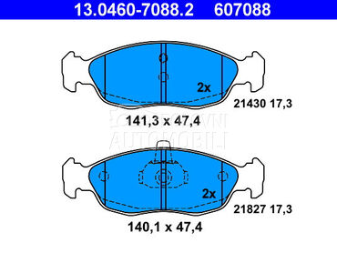 Kocione plocice za Renault Saxo od 1996. do 2004. god.