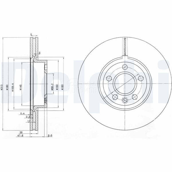 Kocioni disk DELPHI