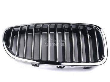 Maska Grill Hrom Crna F10 F11 za BMW 518, 520, 523 ... od 2010. do 2013. god.