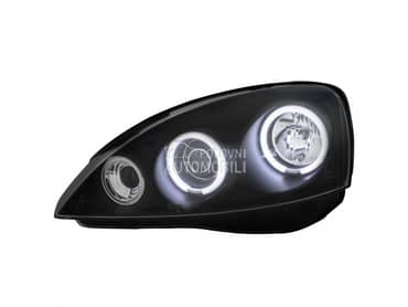 Farovi Angel Eyes Crni H1 za Opel Corsa C