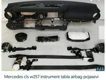 tabla airbag zavesa za Mercedes Benz CLS Klasa od 2014. do 2024. god.