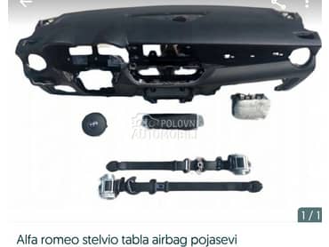 tabla airbag zavesa za Alfa Romeo Stelvio od 2014. do 2024. god.