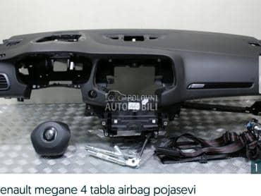 tabla airbag zavesa za Renault Megane od 2014. do 2024. god.