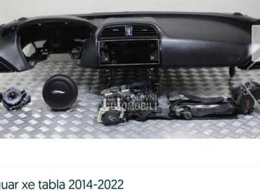 tabla airbag zavesa za Jaguar XE od 2014. do 2024. god.