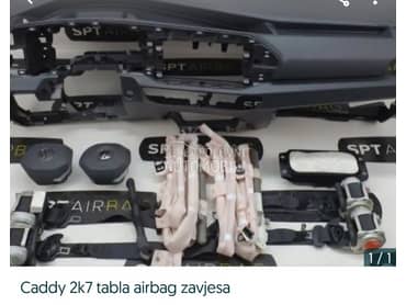 tabla airbag zavesa za Volkswagen Caddy od 2015. do 2024. god.