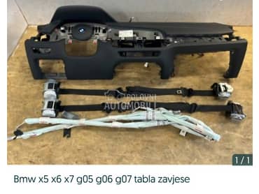 tabla airbag zavesa za BMW i3, i4, i5 ... od 2014. do 2024. god.