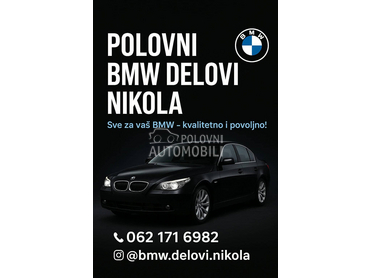Delovi limarija motori mehanik za BMW 114, 116, 118 ... od 2000. do 2015. god.