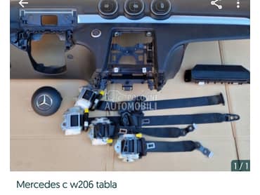 tabla airbag zavesa za Mercedes Benz C Klasa, GLC Klasa od 2014. do 2024. god.