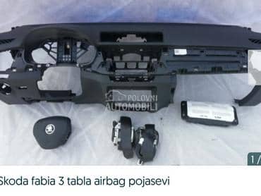 tabla airbag zavesa za Škoda Fabia od 2014. do 2024. god.