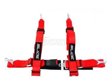 Sportski Pojas Slide crveni 4 tacke  