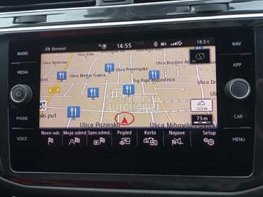 Mape Srbije i Evrope za Volkswagen Tiguan, Touareg, Passat B7 ...