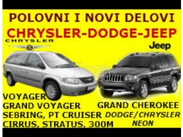 POLOVNI I NOVI DELOVI I SERVIS za Dodge Avenger, Caliber, Journey