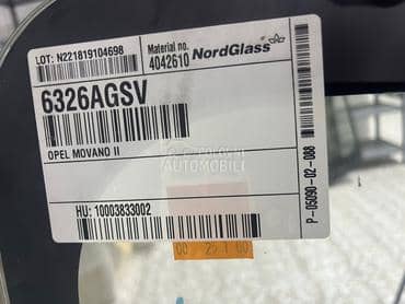 vetrobransko staklo Opel movan