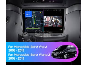 Android Mulitimedija 10in za Mercedes Benz Viano
