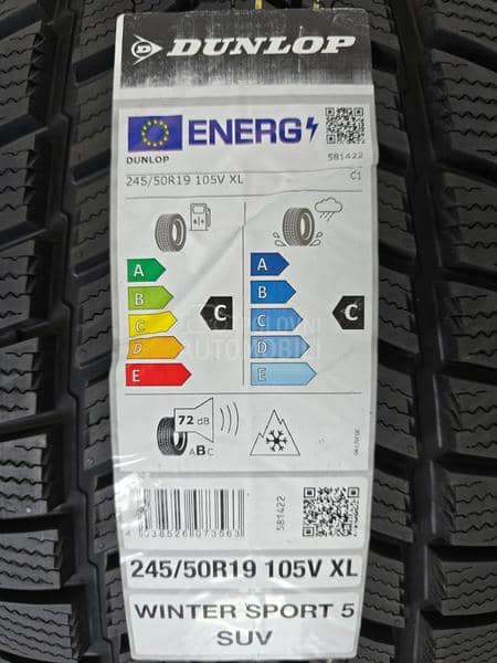 Dunlop 245/50 R19 Zimska