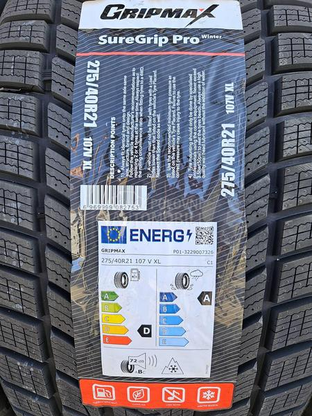 Gripmax 275/40 R21 Zimska