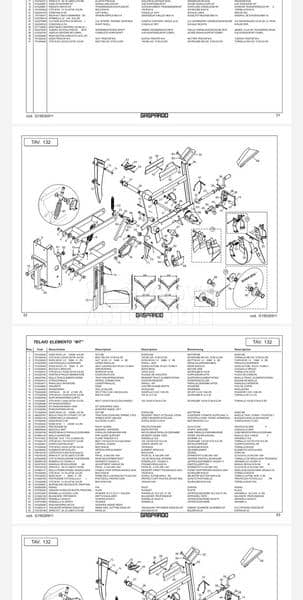 Gaspardo katalog rezervnih del