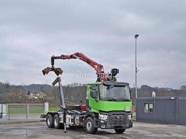 Renault C 430 / Rol kiper / Kran