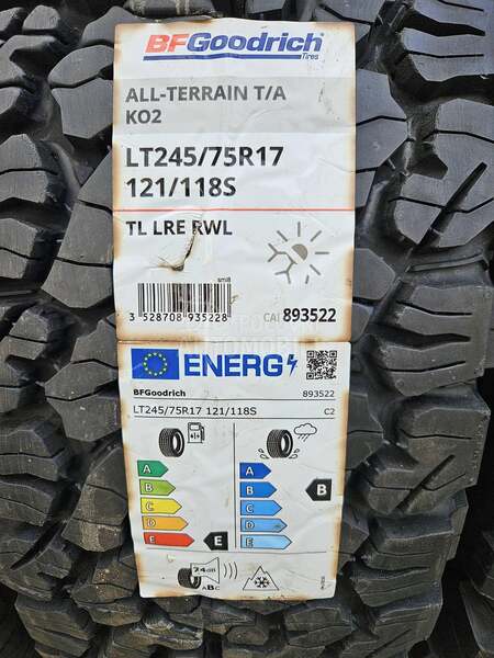 BFGoodrich 245/75 R17 Letnja