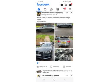 Audi A6 2,0 di 2012. god. -  kompletan auto u delovima