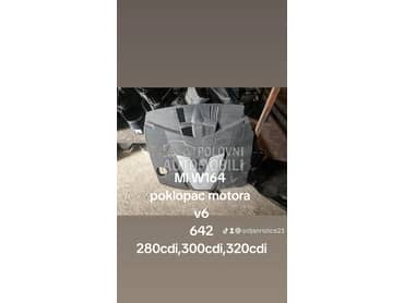Poklopac Motora 642 za Mercedes Benz C 280, C 320, CLK 280 ... od 2004. do 2010. god.