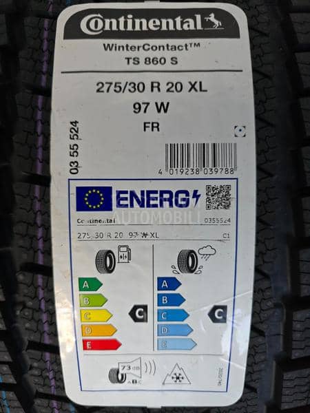 Continental 275/30 R20 Zimska
