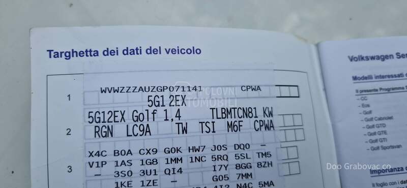Volkswagen Golf 7 1.4tgi