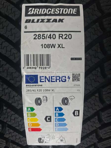 Bridgestone 295/35 R21 Zimska