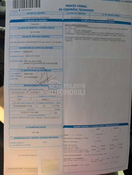 Fiat Doblo u dolasku